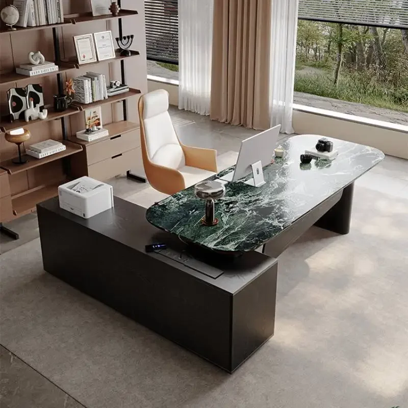 

L-образный роскошный рабочий стол, эстетические ящики, ящики, бюро, компьютерный стол, рабочая роскошная мебель Mesa De Escritorio, уникальная мебель