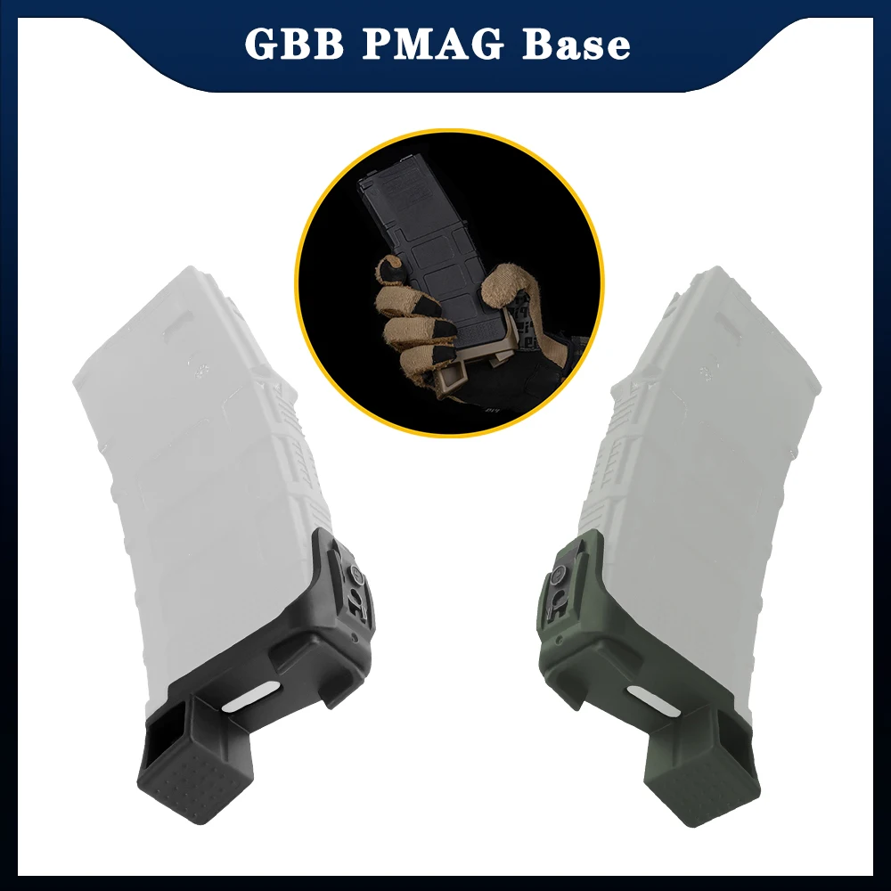 

Тактическая подставка для журналов для GBB PMAG, поддержка склонных чашек, стабильная, не трясется, быстросъемное оборудование для страйкбола, охоты, стрельбы, тренировочного оборудования
