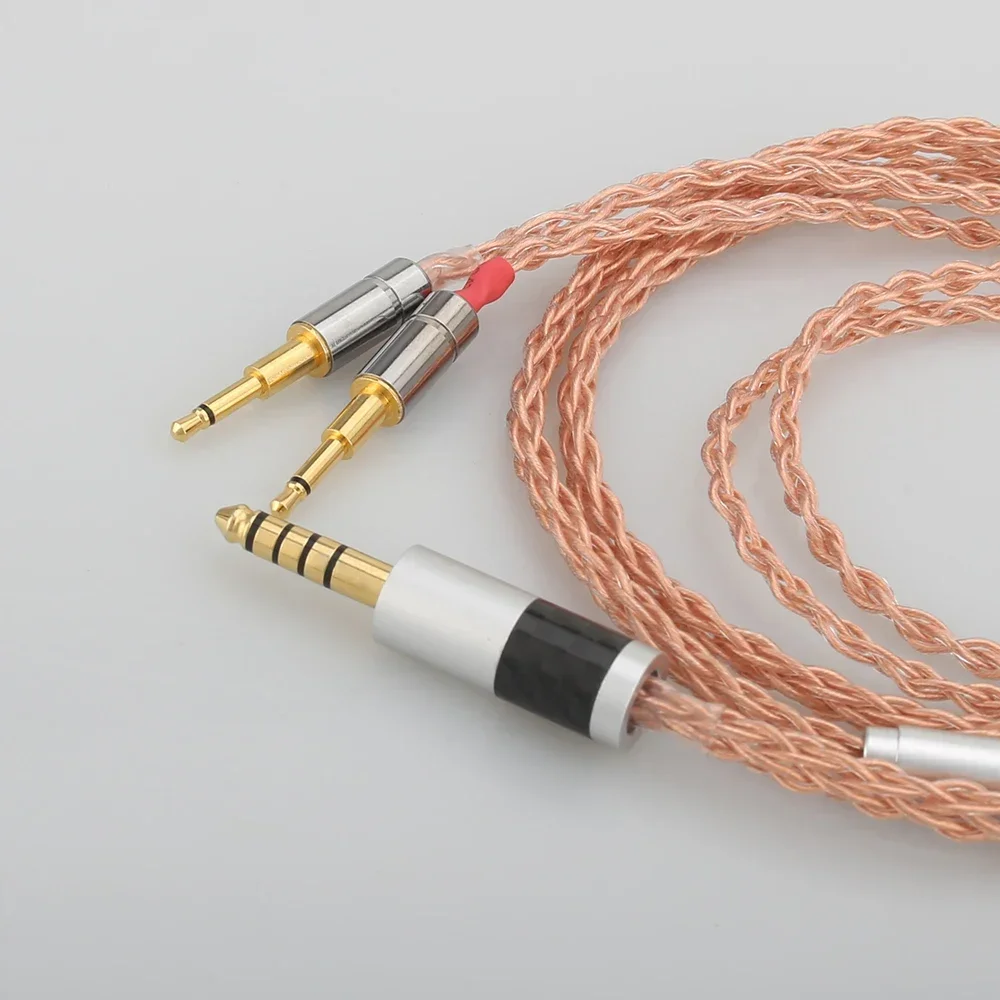 Audiocrast 8 ядер 4,4 мм сбалансированный посеребренный кабель для обновления наушников для HD477 HD497 HD212 pro EH250 EH350 гарнитуры