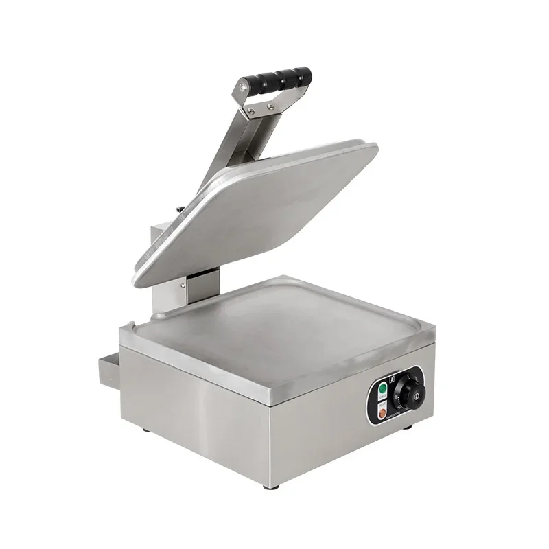 Plaque de cuisson électrique en acier inoxydable, appareil de cuisson commercial, type de table, grille-pain neuf pièces, four à vapeur, 2200W