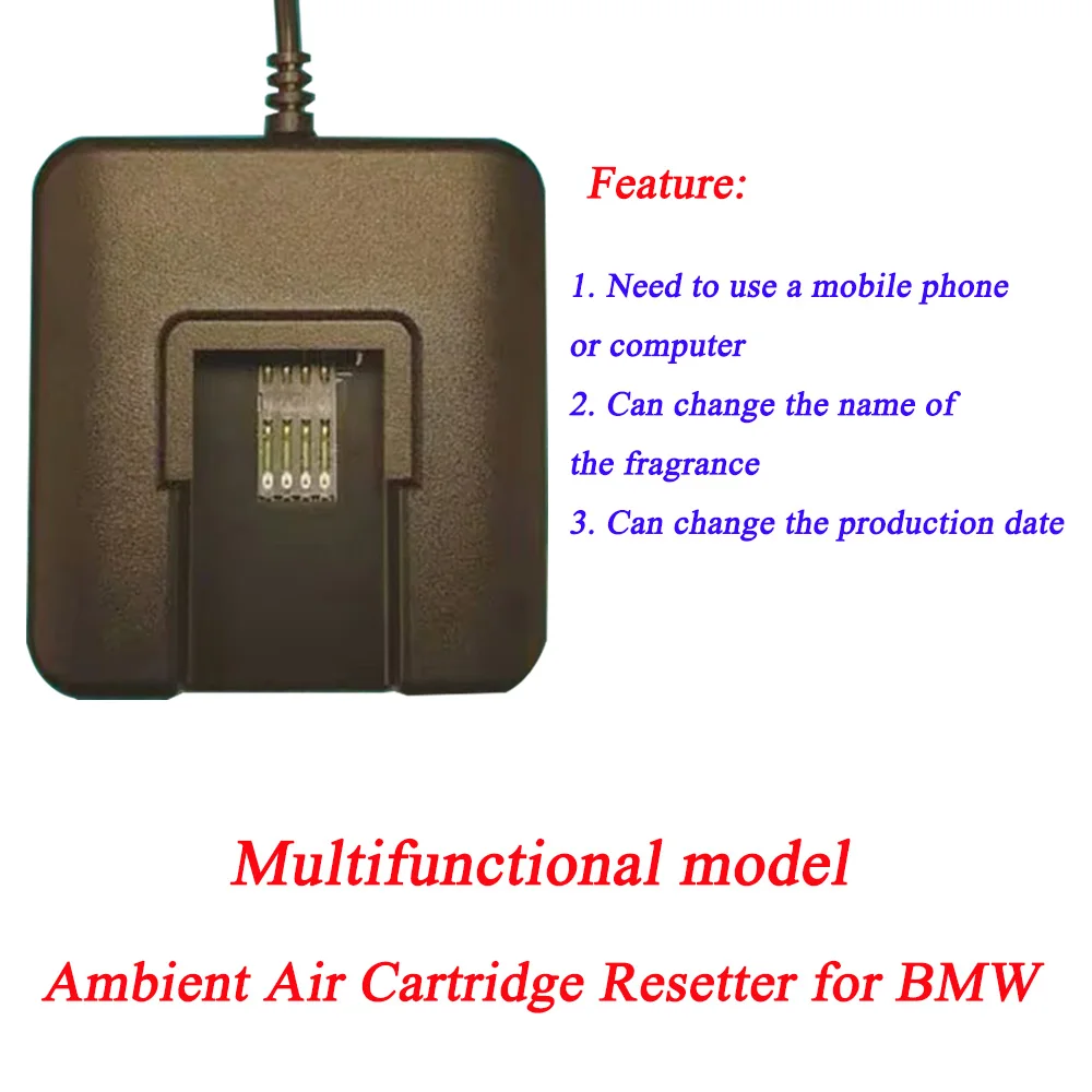 Car Ambient Air Cartridge Resetter for BMW X3 X5 X6 X7 5/6/7 Series Fragrance Fresher Chip Activator Tool