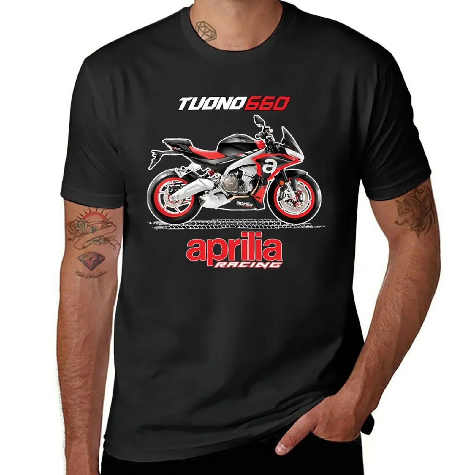 Designer Motorcycle of Aprilia TUONO 660 Classic T-Shirt sweat boys animal print graphic t shirts Short sleeve tee men