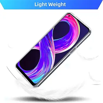Ultra tenký průhledný kryt pro Realme 11 9 7 8 11 10 Pro Plus 5G 9i Capa pro Realme C75 C55 C33 C21 C25 C53 měkký silikonový kryt na telefon 6 nejlepší prodej pouzdro na realme c33 - №5