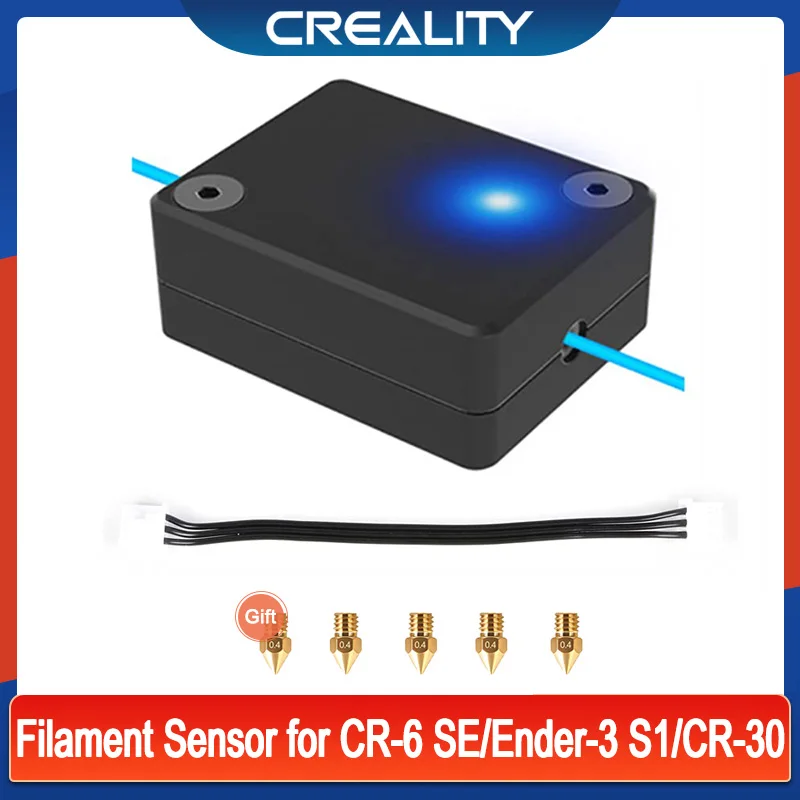 CREALITY Ender-3 S1/S1 Pro Filament Runout Sensor Kit For CR-6 SE CR-6 Max CR-30 Filament Detector Kit 3D Printer Accessories