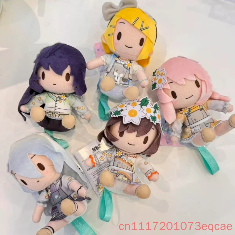 Genuine In Stock Project Sekai Pjsk 25h 12cm Japanese Version Plush Pendant Grey Anime Hanging Ornament Anime Collect Fans Gift