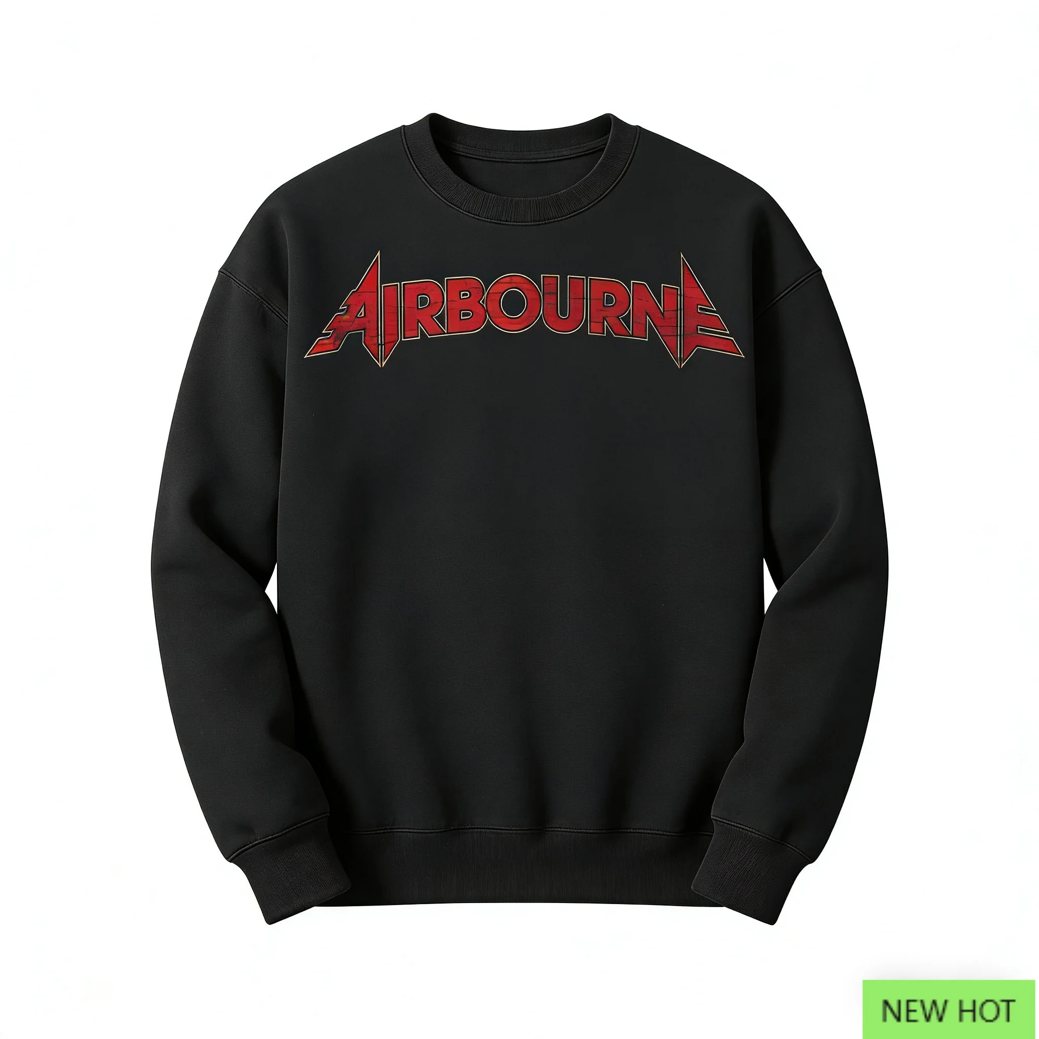 

Круглый вырез Airbourne Hard Rock, классический металлический верх, идеально подходит для любителей, который любит дикой энергической атмосферы и хард-рок