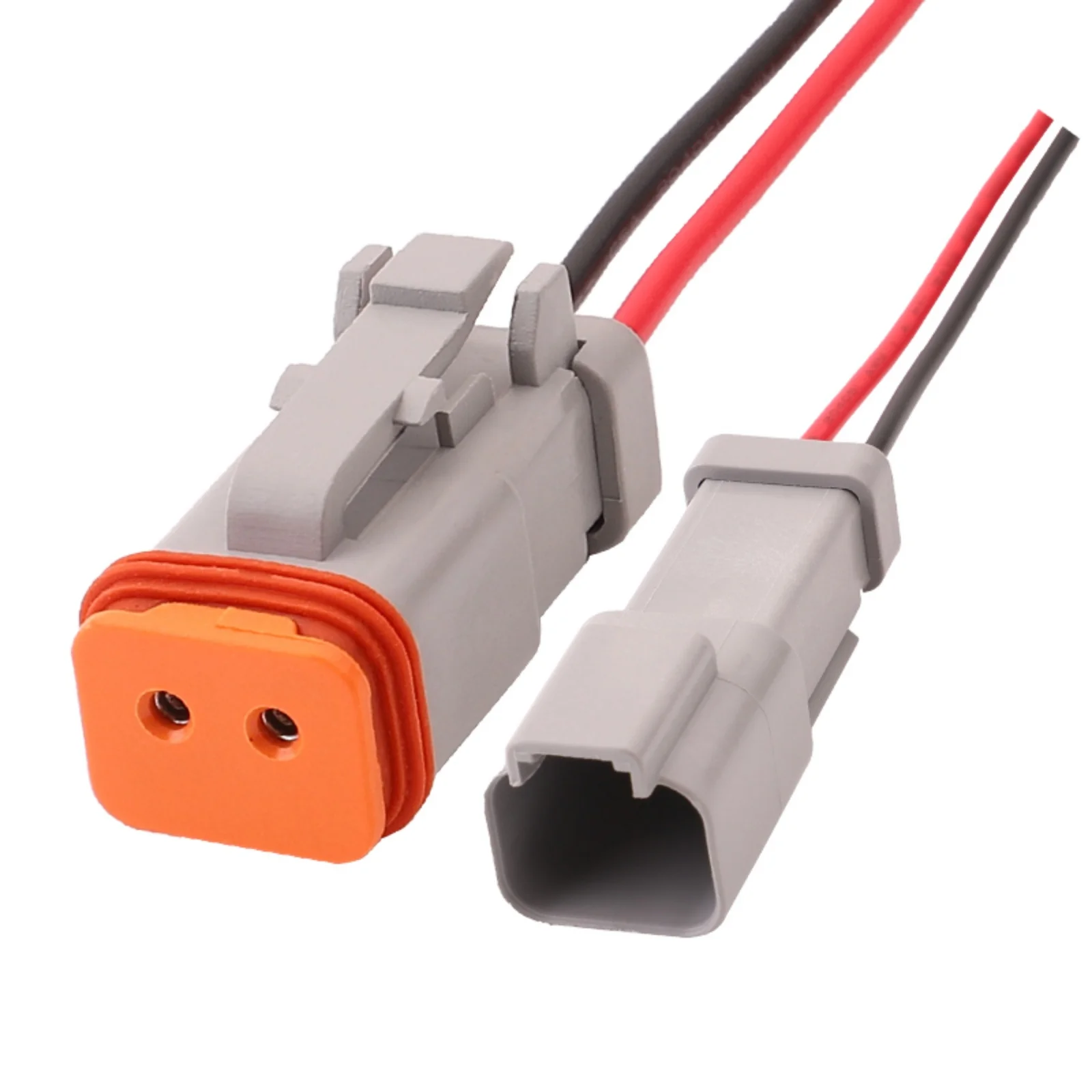

2PIN Connector Waterproof 1.6 mm Male Female Connectors Wiring Harness Housing Cable Socket DT04-2P-C017 DT06-2S-C017