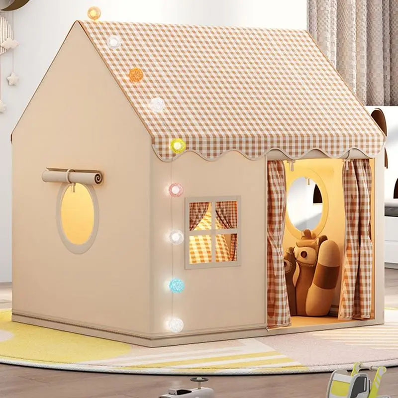 Grande tente de jeu intérieure pour enfants, château de princesse pliable, maison de jeu pour enfants, Base secrète, tente de jeu, jeu de lit
