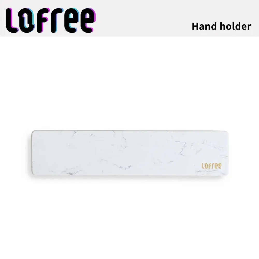 

Lofree Мраморная эргономичная подставка для запястий, толстая мягкая подкладка для набора клавиатуры, офисные стильные игровые аксессуары с дизайном Terrazzo