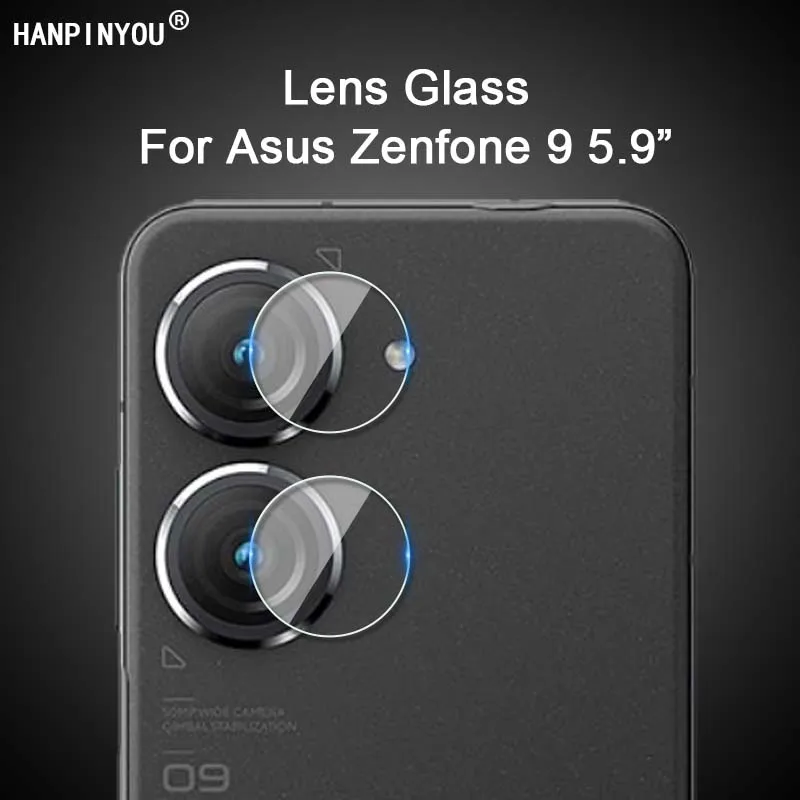 For Asus Zenfone 9 / 10 Clear Ultra Slim Anti Scratch Back Camera Lens Cover Protector Soft Protective Film -Not Tempered Glass