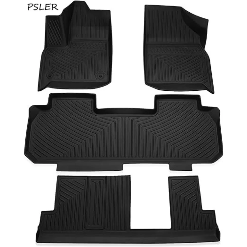 

TPE All Weather Custom Fit Car Floor Liner Mats Floor Mats Fit for Chevrolet Chevy Traverse 7/8 Seats 2018-2024 Bench Seats