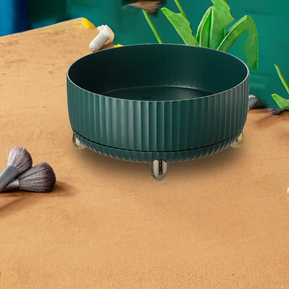 

Rotating Spice Rack 360 Degree Turntable Organizer Gold Plated Feet Anti Slip Design Countertop Storage Rack Kitchen