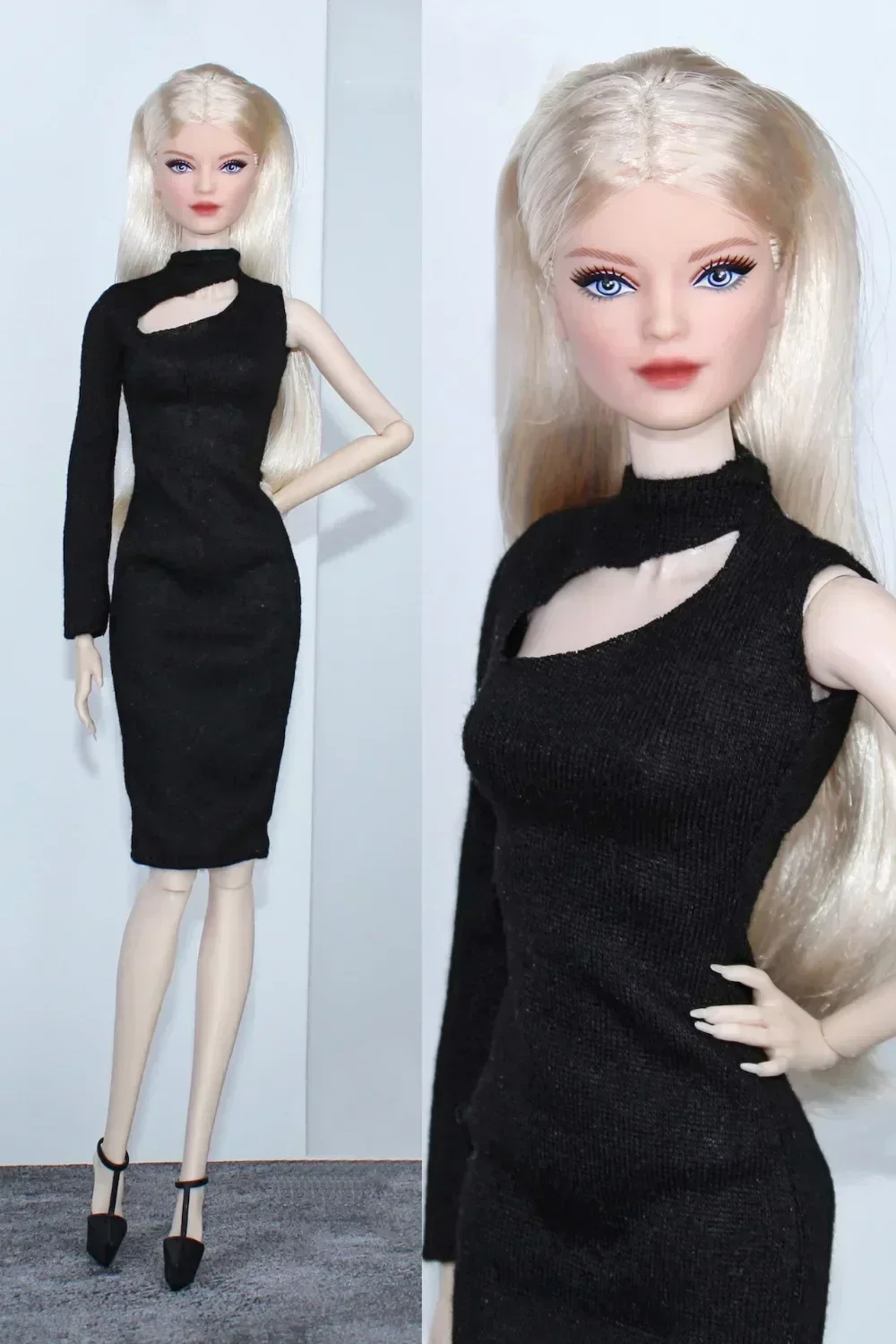 Barbie Doll Set roupas para meninas, vestido da moda, camisa e casaco, 1/6 roupas da boneca, Suit Outfit, 30cm, Xinyi, FR, ST, PP, presente, Novo, 2024