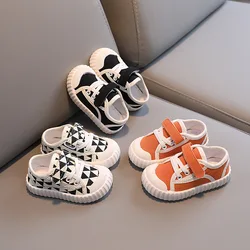 Children's Canvas Shoes New Boys and Girls Korean Version Breathable Baby Shoes Fashion Casual Shoes Non-slip Toddler Shoes