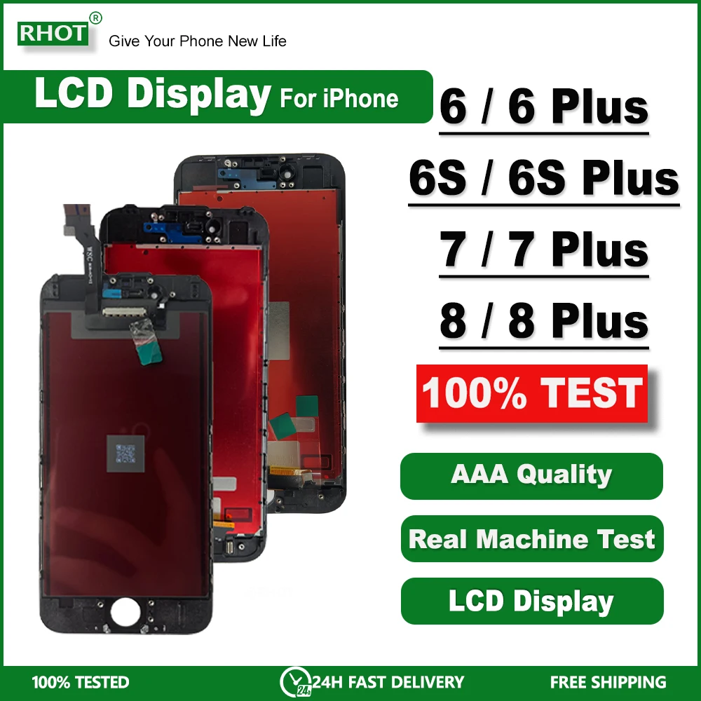 INCELL para iPhone 6 6 Plus LCD 6S 6S Plus reemplazo del ensamblaje del digitalizador de pantalla táctil para iPhone 8 8 Plus pantalla 7 7 Plus LCD