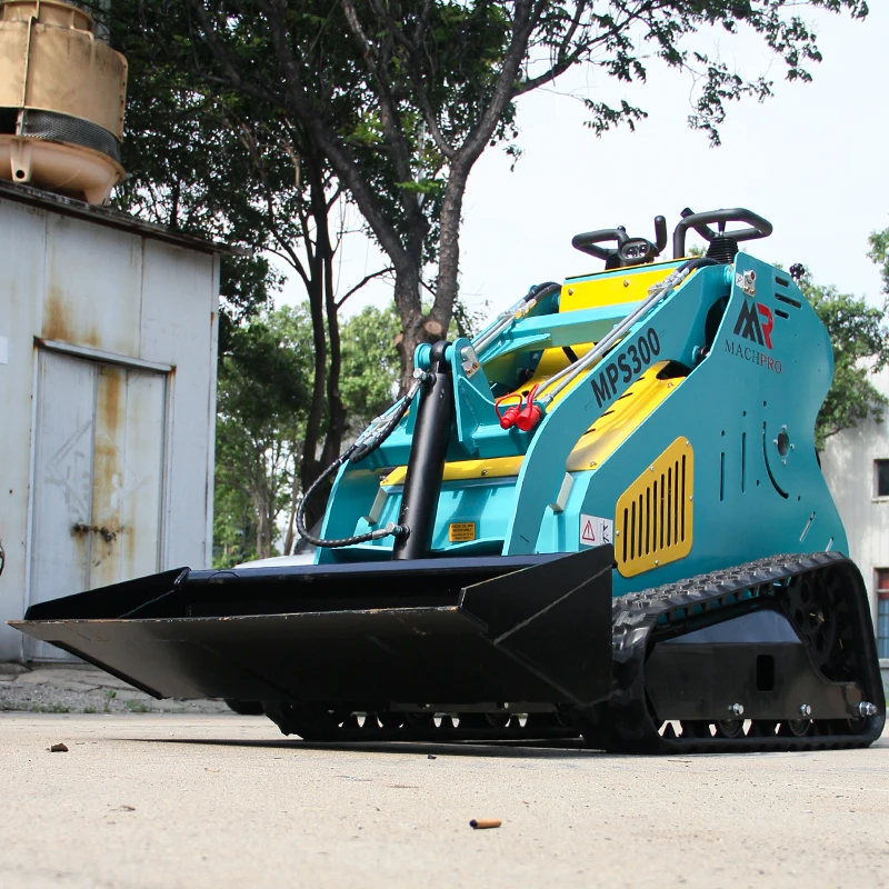 13.5HP Mini Skid Loader Steer Crawler Bucket EPA Engine USA For Digging, Bull-dozing, Augering, Trench-Grinding US Inventory