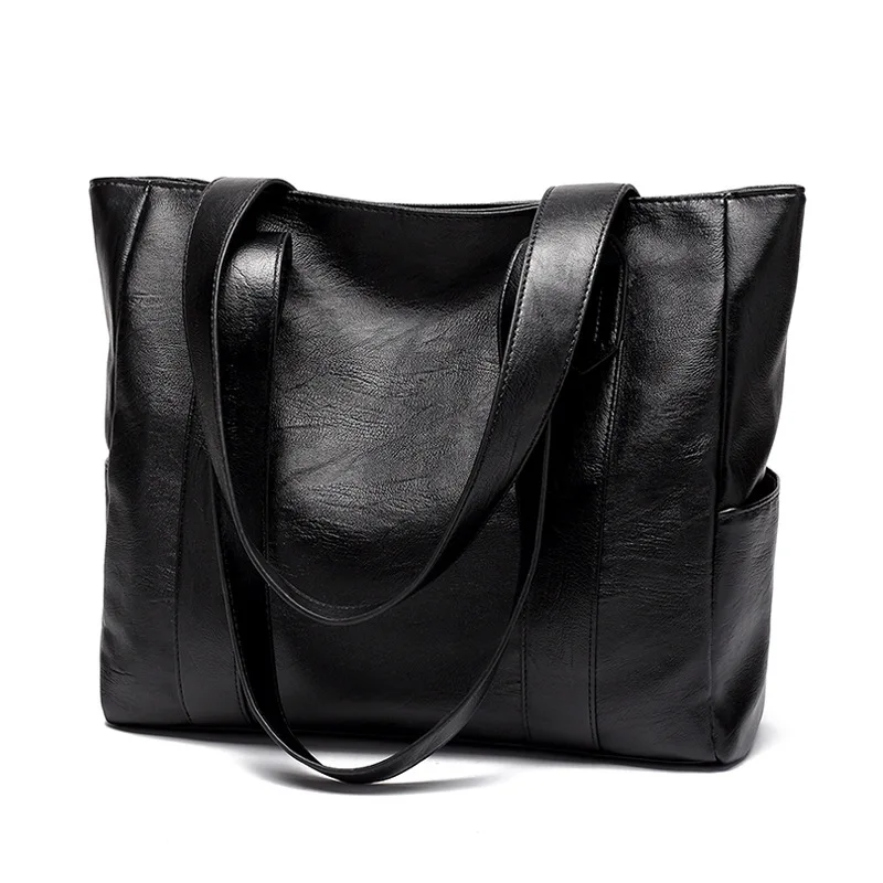 Women\'s Bag Large Capacity Bag Fashion All-match Handbag Shoulder Diagonal Bag Simple Atmosphere Mother Bag