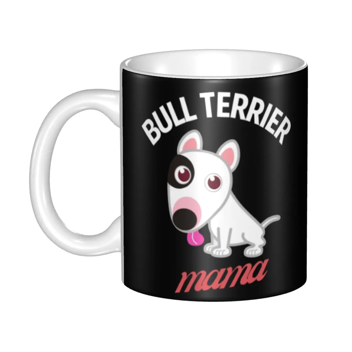 Super Bull Terrier Coffee Mugs DIY Personalized Animal Pet Puppy Ceramic Milk Tea Mug Cup Outdoor Work Camping Cups And Mugs