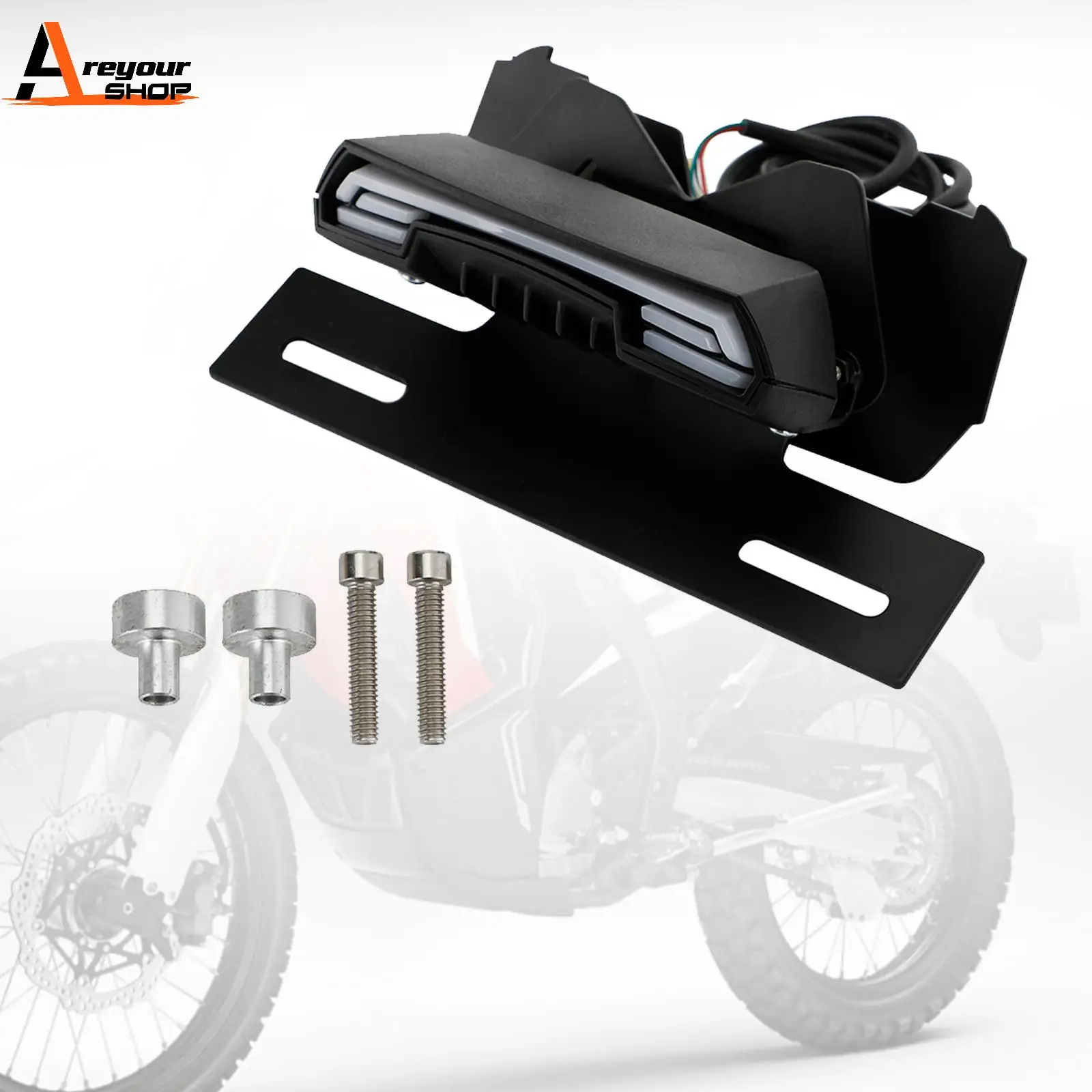 

Areyourshop License Plate Holder Frame Bracket fit for HONDA CRF450L 2018-2022