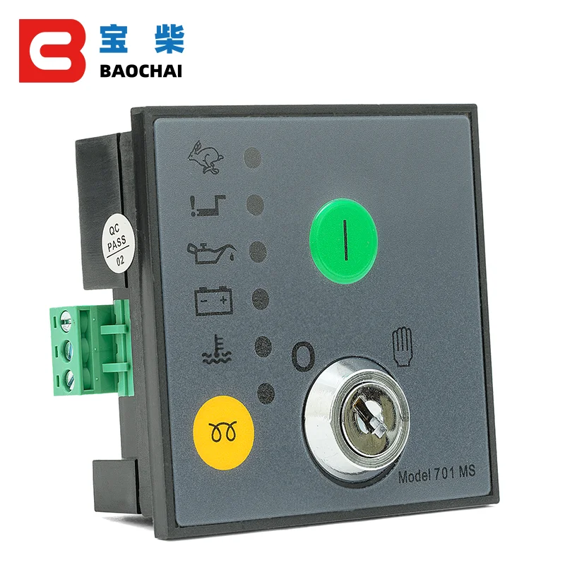 Manual start generator controller 701 autostart Module motor engine electronic charge control board diesel genset parts MS701