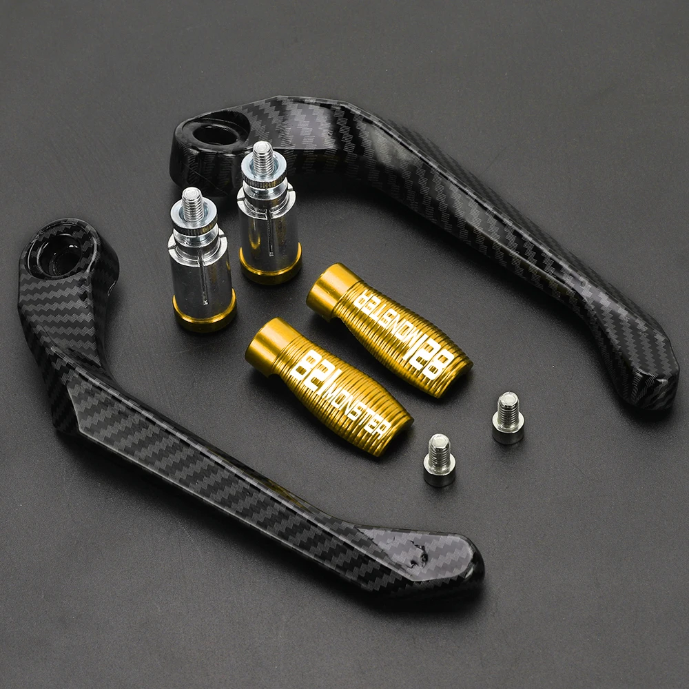 

Motorcycle Handlebar Brake Clutch Levers Hand Guard Protector For DUCATI MONSTER 821 MONSTER821 2014-2021 2022 2023 2024 2025