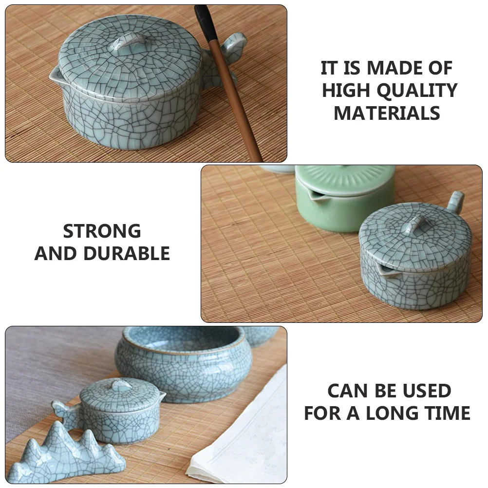 1 Stuks Mini Kalligrafie Inkstone Stevige Traditionele Inkslab Glad Oppervlak Nuttig Kalligrafie Tool Voor Dagelijks Schrijven Praktijk