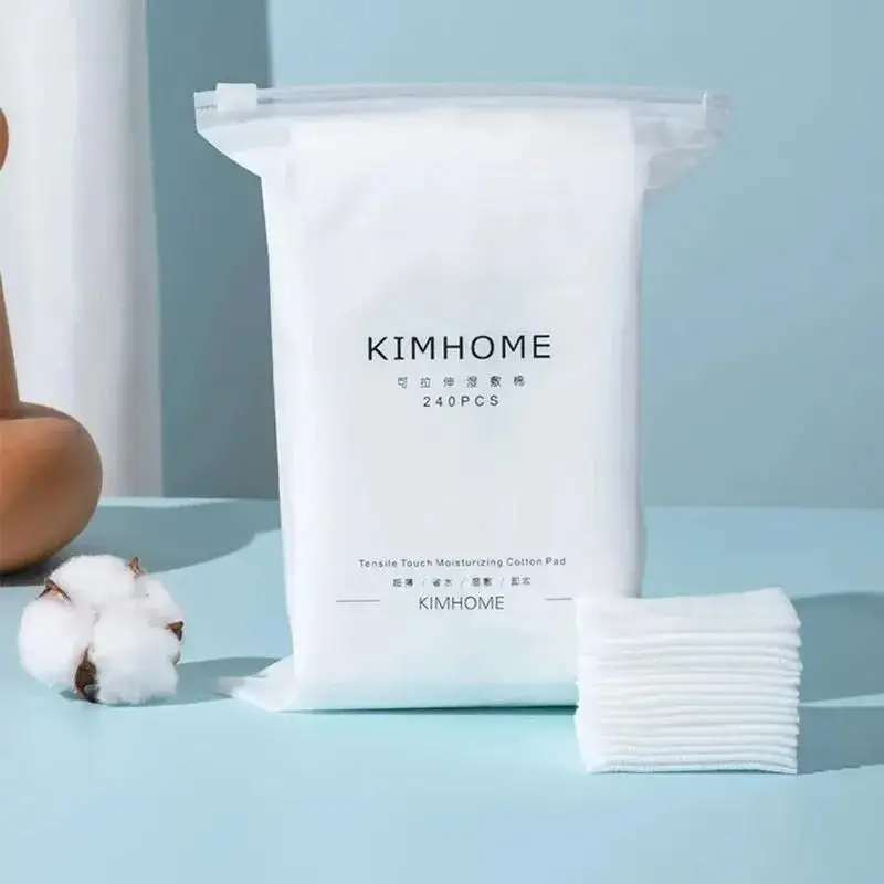 240枚入り 多機能コットンパッド ウェットコットン 特殊伸縮性 薄型 メイク落としコットン 化粧水 フェイシャルマスクペーパー ソフトでスキンに優しい