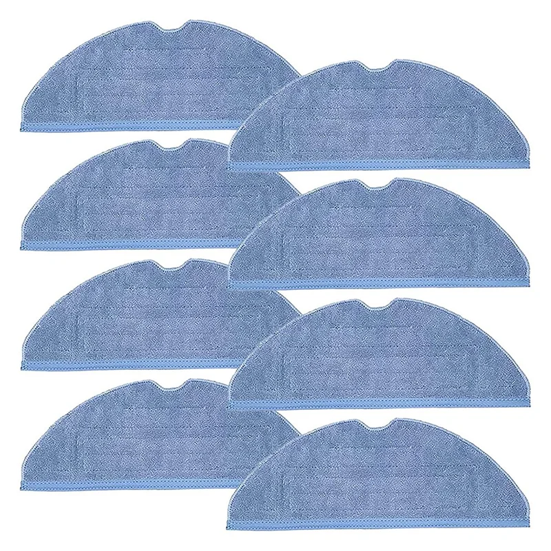 AT28-8PCS Vacuum Mop Replacement Pads For Roborock S7/S7/S7 Maxv/S8/S8/ S7 Maxv Plus/T7S/T7 Plus/T7S Plus Robot Vacuum