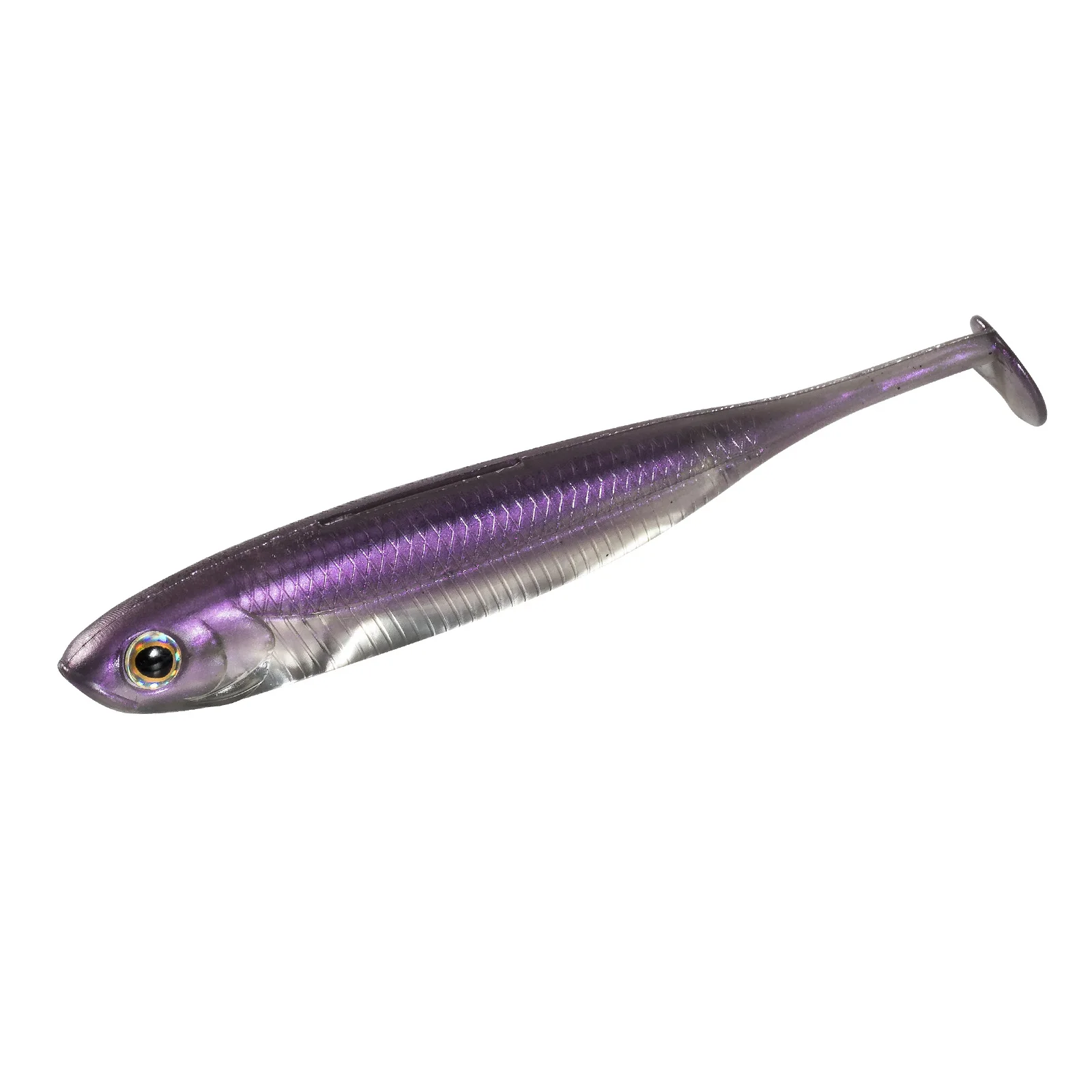 5/6 Stück Weiche Plastik-Angelköder mit Paddelschwanz, 70mm-120mm Schwimmköder für Barsch-Angeln, Drop-Shot-Rig