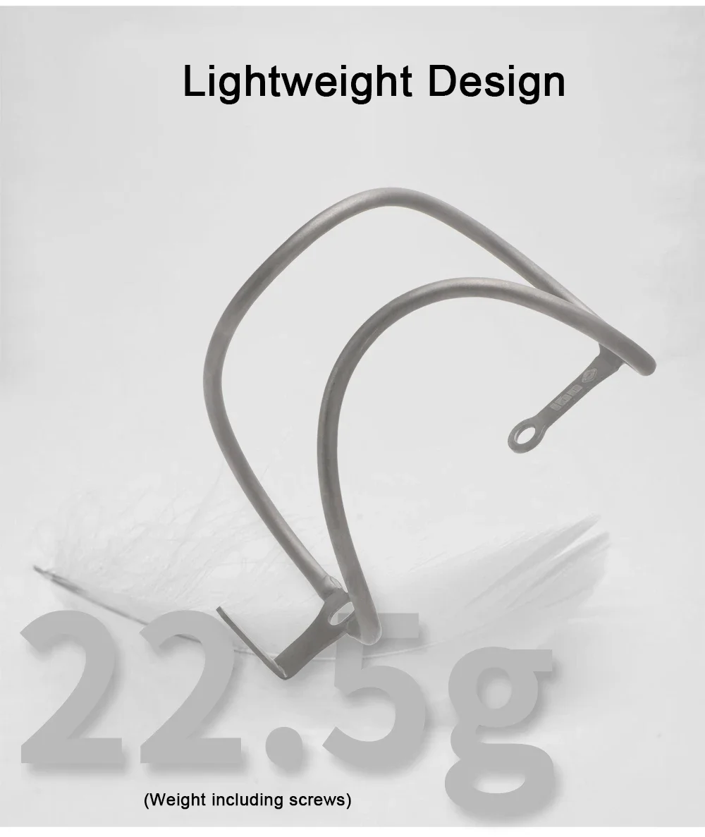 Leichter 18g Titan-Fahrradflaschenhalter ODI Langlebiger Universeller Fahrrad-Flaschenhalter für Rennräder & Mountainbikes – Detail 4