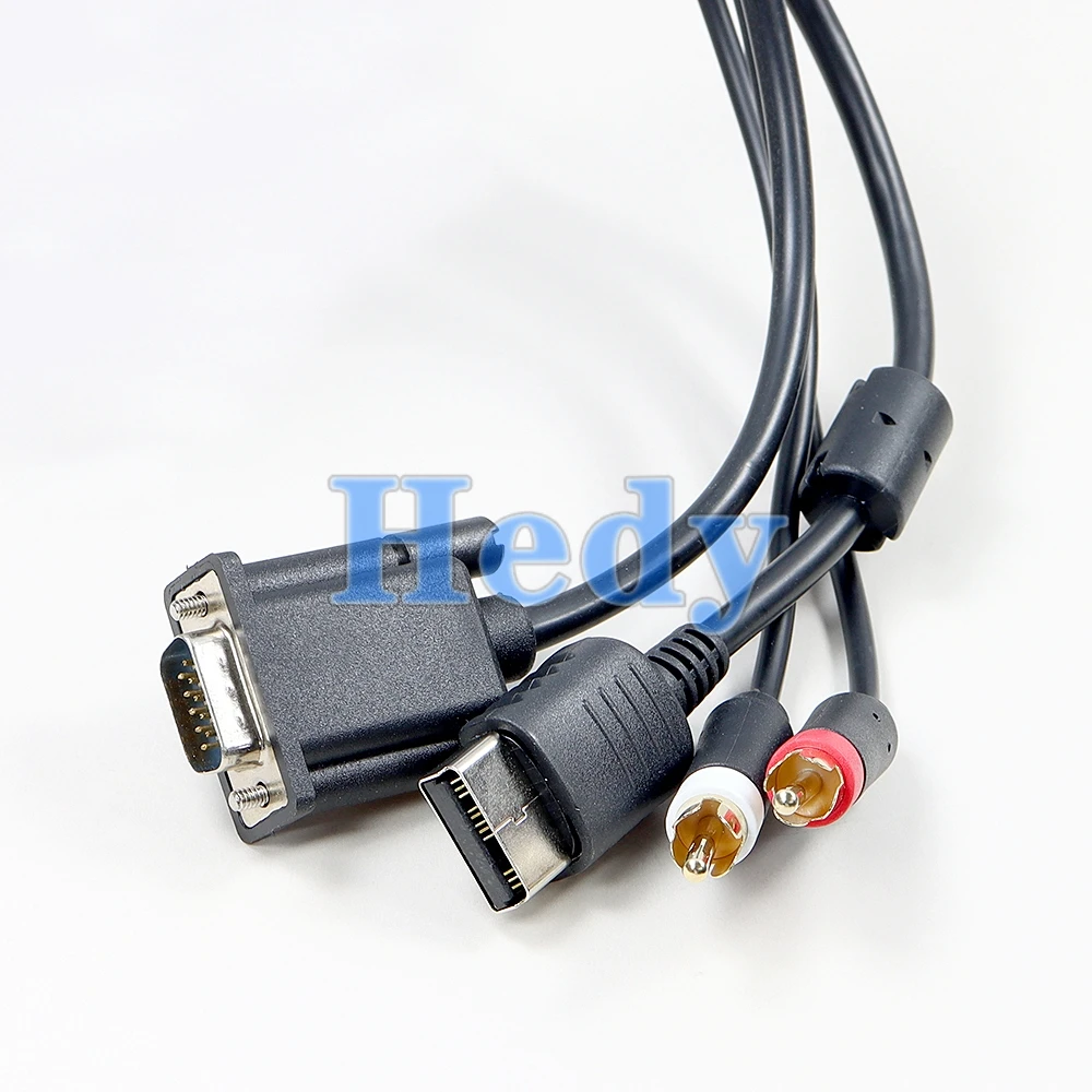 30PCS High Quality VGA Definition Cable RCA Sound Adapter HD PAL NTSC For Sega Dreamcast DC - view 4