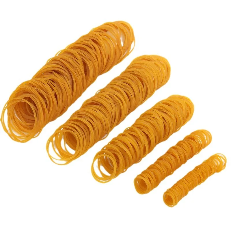 100/200 Stück Gummibänder, Mini-Gummibänder, weiche elastische Bänder, Zöpfe, Haarelastizitätsverschlüsse für Schule, Zuhause, Büro, Durchmesser 1,9–6 cm