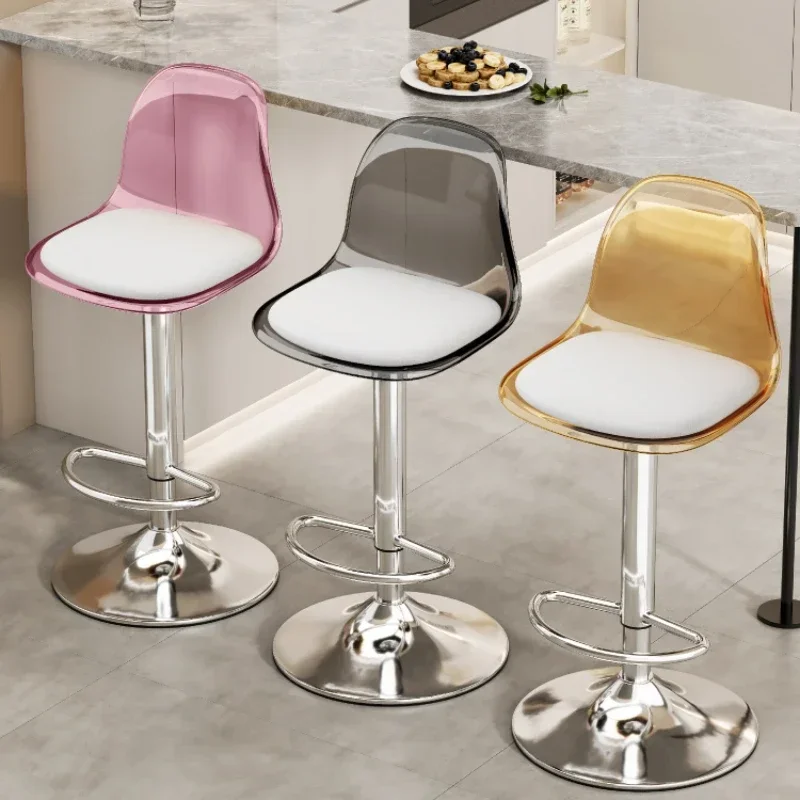 Mainstays Nordic Luxury Gaming Bar Designer Stools Make Up Modern Reception Kitchen Plastic Chair Sgabelli Da Bar Furnitures