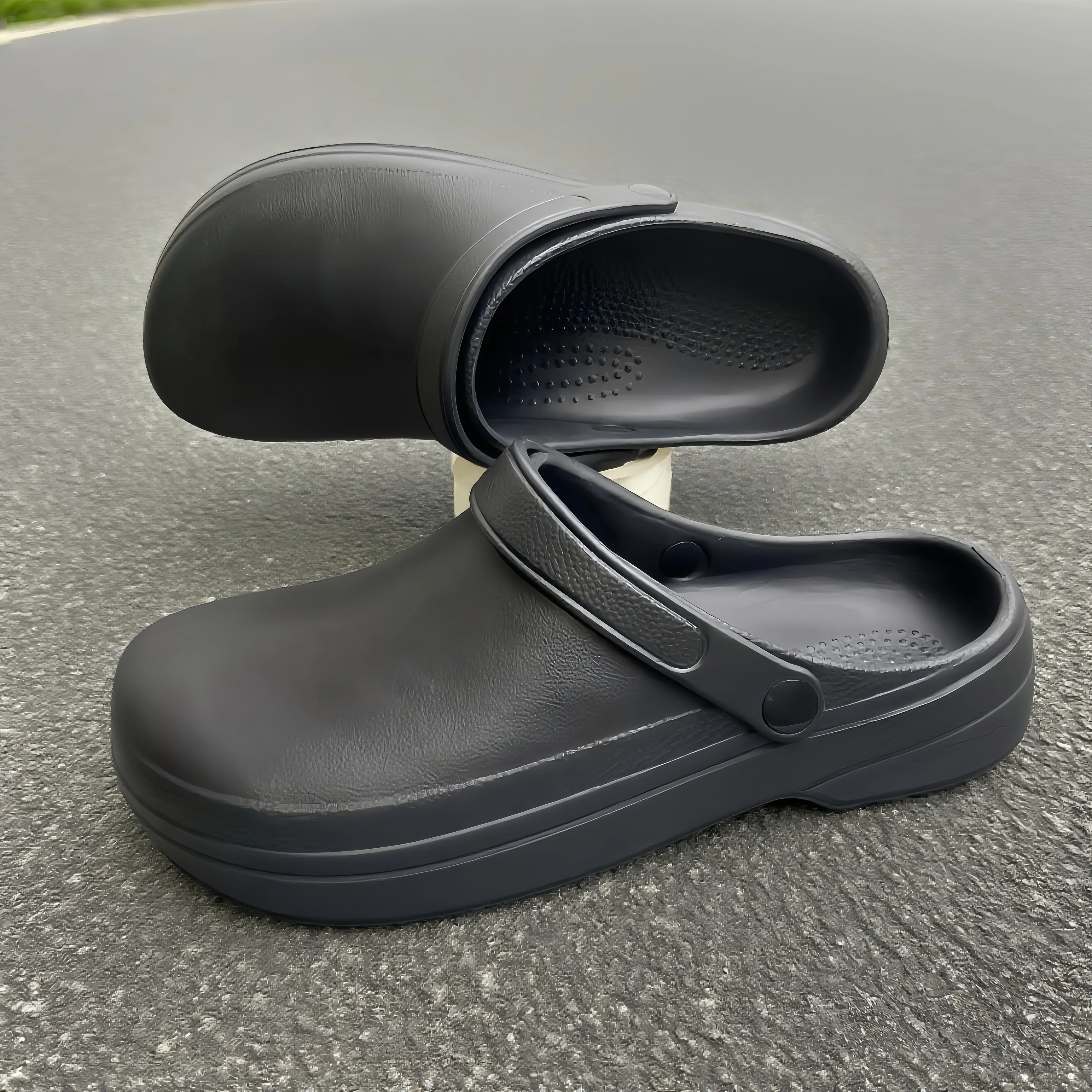 شباشب إيفا ممرضة نسائية جديدة، أحذية مريحة وخفيفة الوزن لصناعة المواد الغذائية، أحذية للحديقة الداخلية والخارجية، شباشب كبيرة الحجم، أحذية مريحة سهلة الارتداء #2