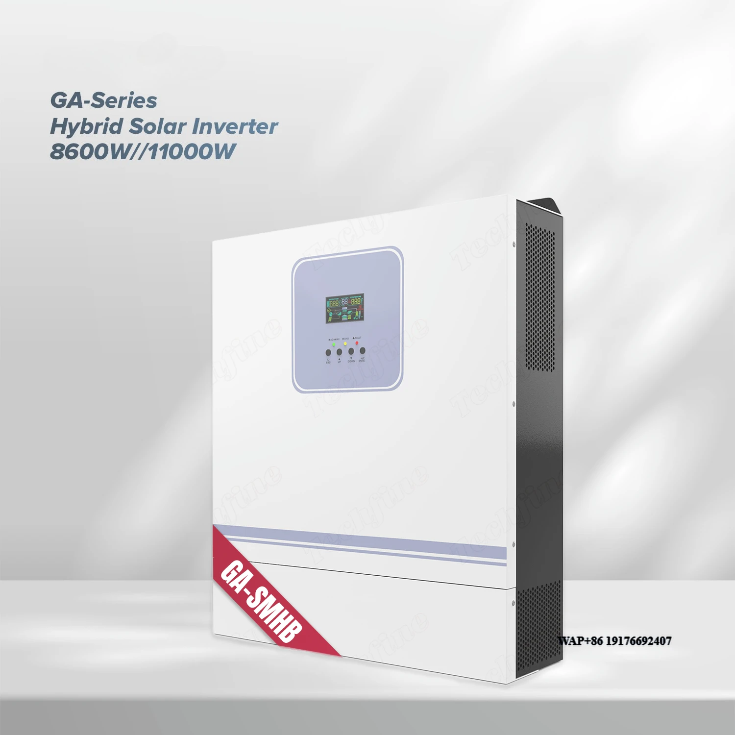 Double 8600w 11000w 12000w On/off Grid Solar Inverter 11kw 12kw Hybrid Inverter Dual AC Output with Parallel Function