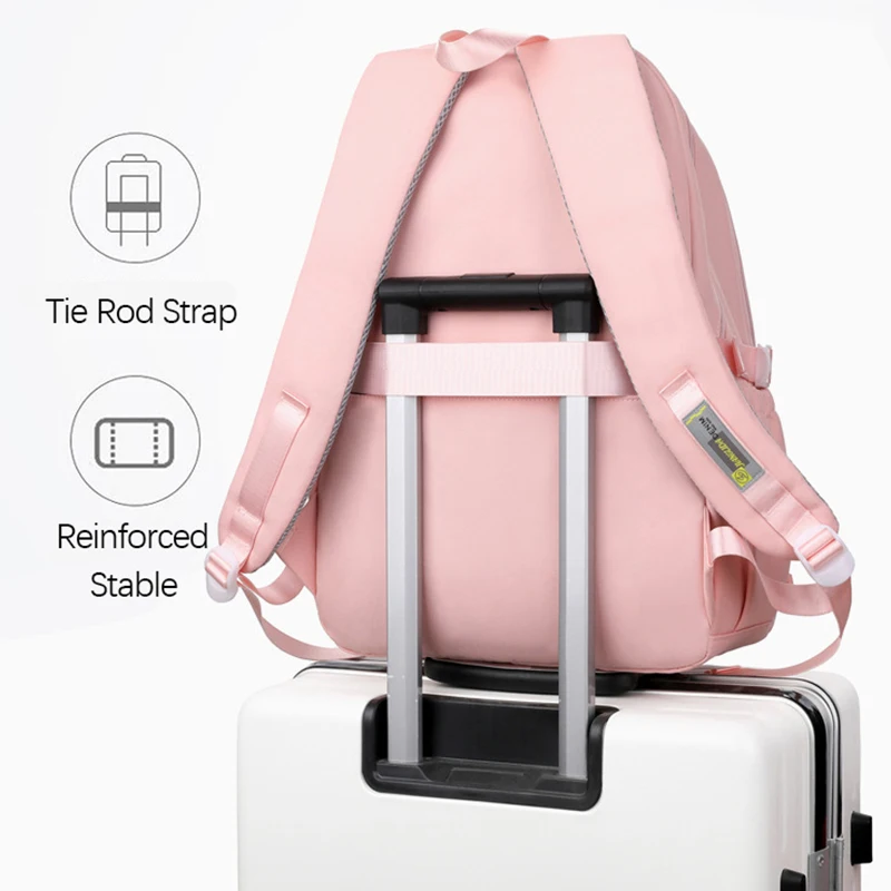 Multi Pocket School Bags for Teens Girls Kawaii Student Kids Large Schoolbag From Grade 1-6 Outdoor Women Travel Laptop Backpack