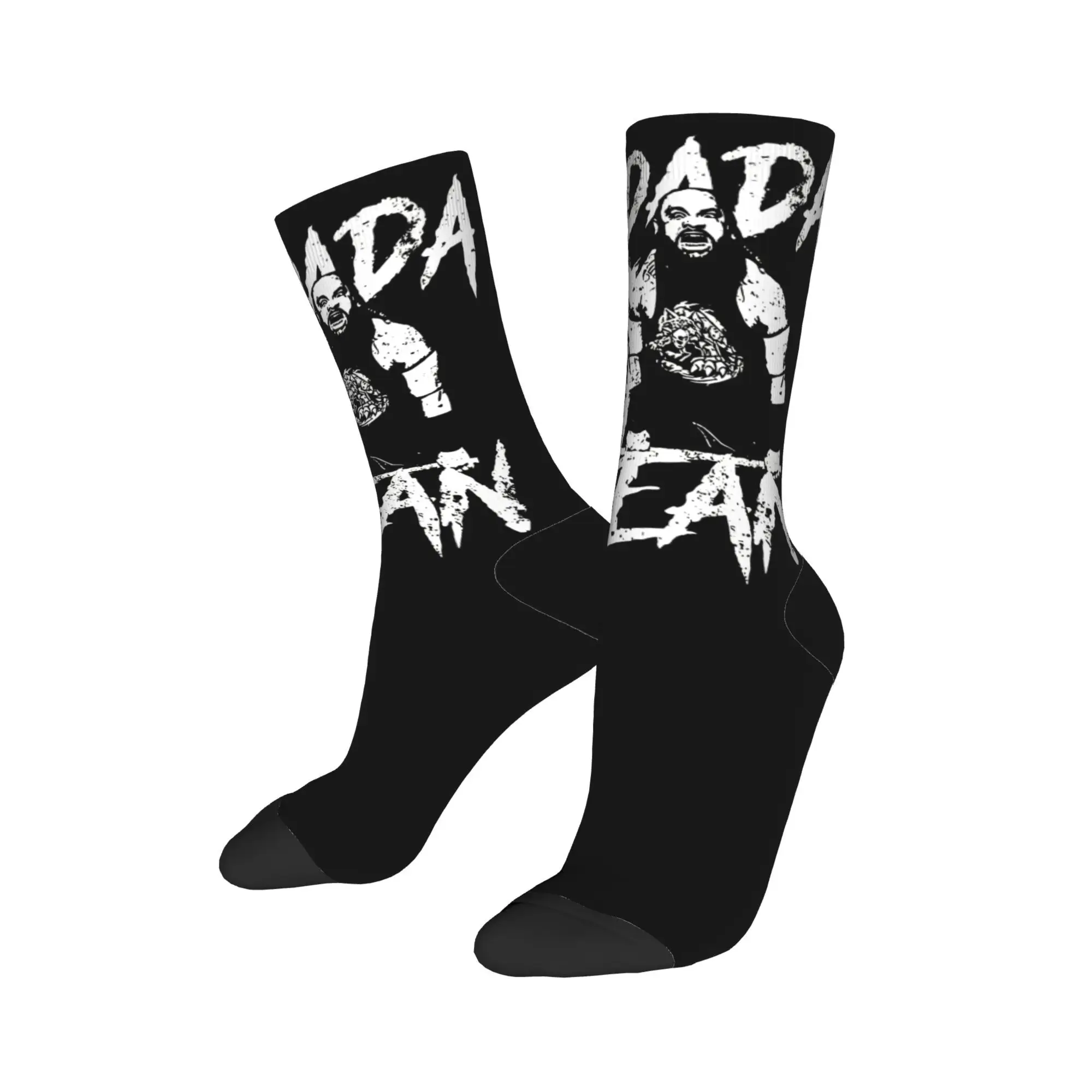 

Jacob Fatu Yadadamean Socks Men's Women's Polyester Casual Socks Novelty Spring Summer Autumn Winter Middle Tube Socks Gifts,