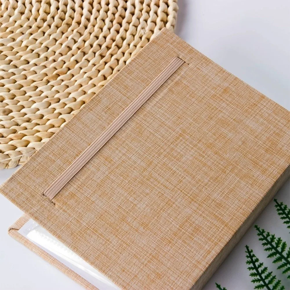Multifunctional 6 Inch 52 Pockets Photo Album Laminated Insert Pocket Scrapbook Album Large Capacity Photo Storage Family Memory