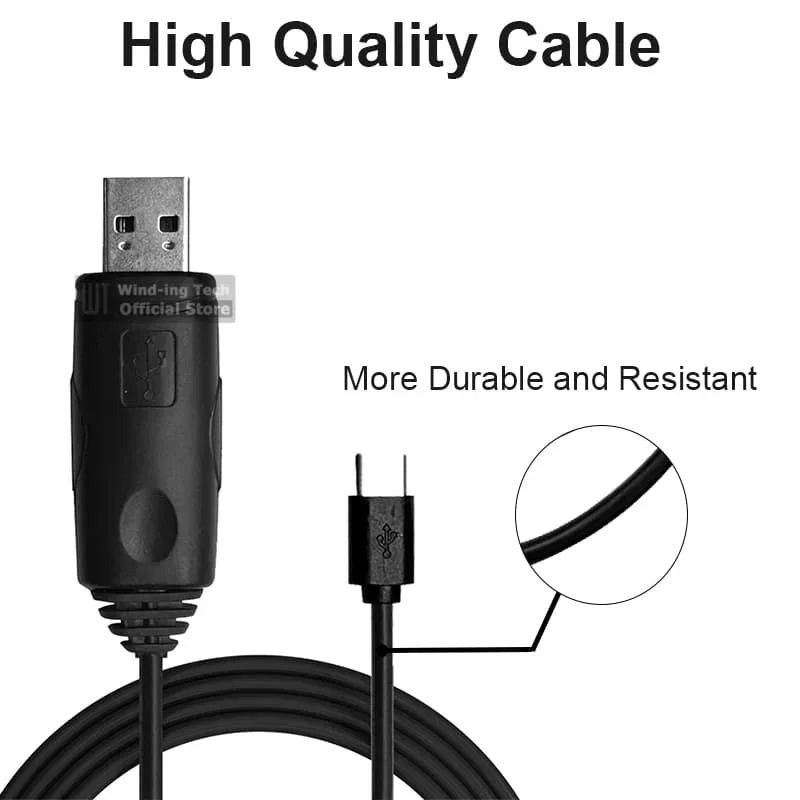 1/2/5PCS Original Iradio UV-98 Plus USB Programming Cable Type-C Interface CH340 Chip For UV99 R5000 RT880G R80 อุปกรณ์เสริมสำหรับวิทยุ