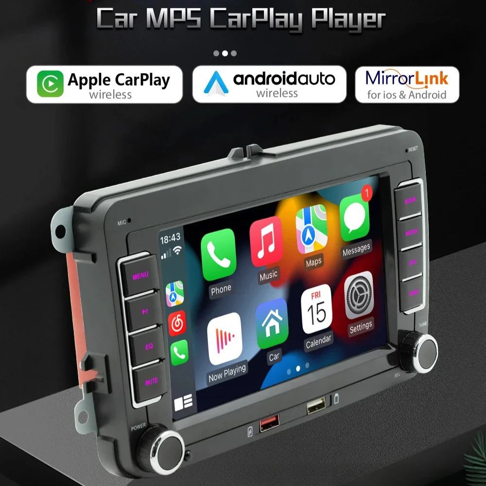 carplay-sans-fil-android-auto-audio-stereo-pour-vw-seat-skoda-passat-golf-polo-7-2-din-hd-voiture-medias-video-rds-airplay-autoradio