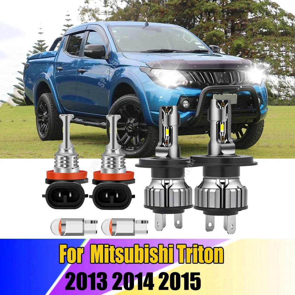 

LED CSP Headlight Fog Light Dustproof Shockproof Vibration Resistant All-Weather Works Fine For Mitsubishi Triton 2013 2014 2015