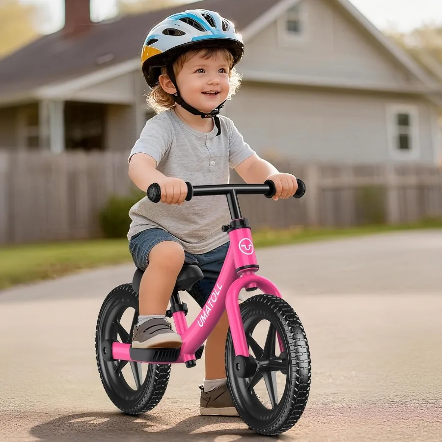 Bicicleta de equilíbrio para crianças de 2 anos, brinquedo para 18 meses a 5 anos, ajuste sem ferramentas, presentes de aniversário para meninos e meninas de 2 a 3 anos