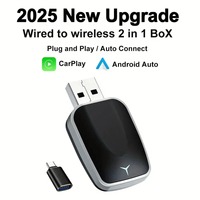 2025 Latest Wireless CarPlay Converter Seamless Bluetooth & WiFi Easy Plug Use Supports OTA Upgrades Works with 99% of Cars