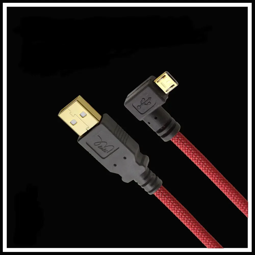 USB Tipe A Ke Micro USB Penangkap Sudut Kanan-Kabel Perekam Kamera Digital Satu 3M 5M 8M untuk Komputer Sony SLR A9 A7s2 A6300 A7r2