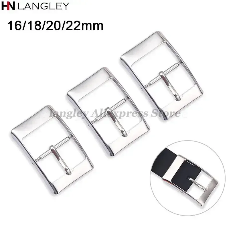 Hebillas de reloj de acero inoxidable para Swatch, hebilla de correa de reloj de 16mm, 18mm, 20mm y 22mm, Pin de Metal, accesorios de reloj para hombres y mujeres, 1 Uds.