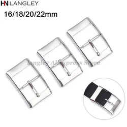 Stainless Steel Watch Buckles for Swatch Clasp Watch Strap Buckle 16mm 18mm 20mm 22mm Metal Pin Women Men Watch Accessories 1pcs