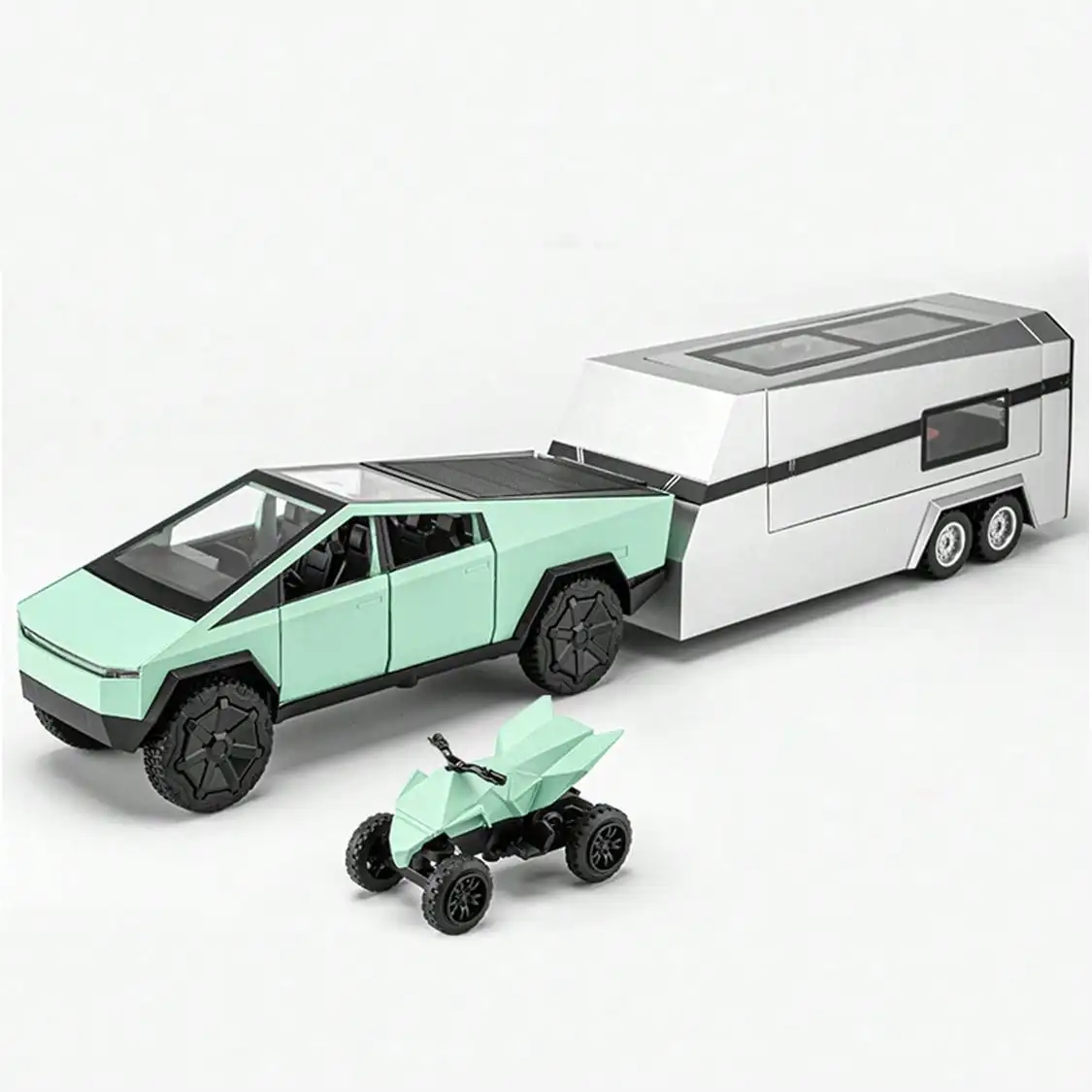 Cyberpunk 1:32 Pickup Truck Die-Cast Metal Model Car - High-Resolution Alloy ToyVehicle - Collectible Gift For Adults & Kids - Detailed Scale Model ForBirthday/Collectors