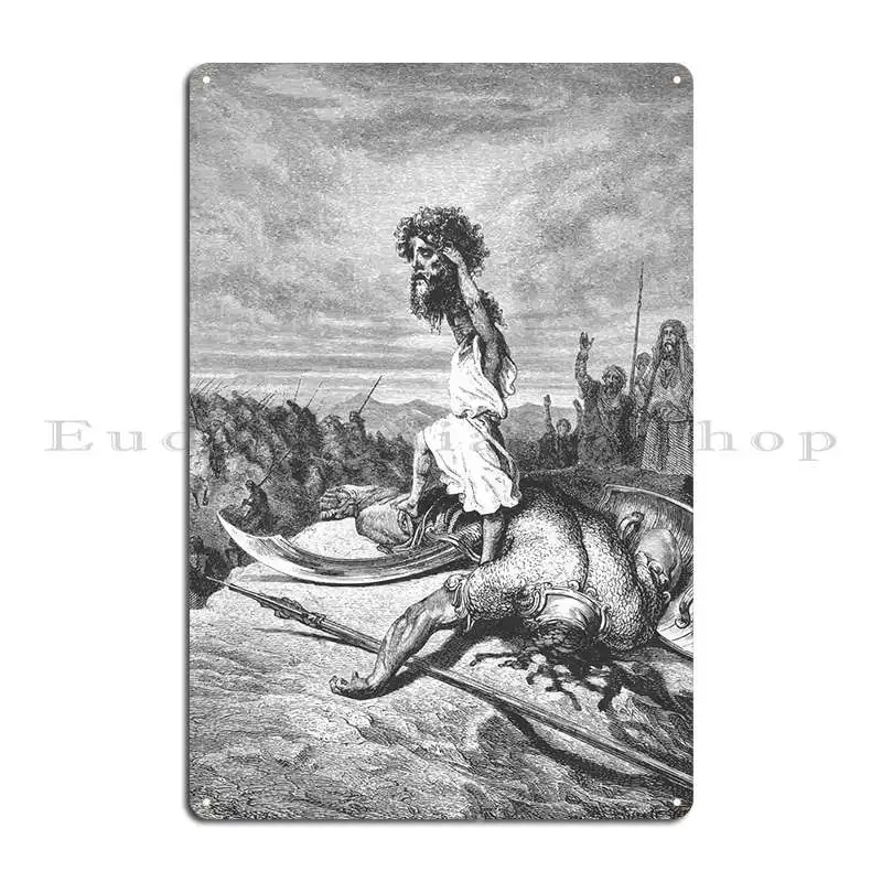 Gustave Dore Metal Plaque Cinema Wall Mural Club Bar Club Customized Tin Sign Poster