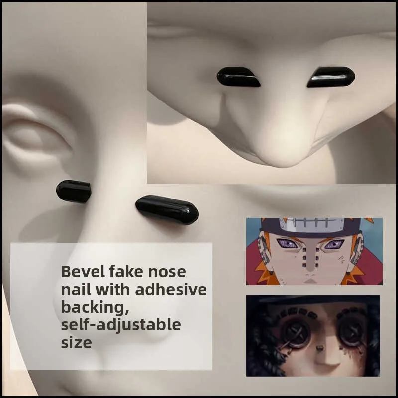 

Pain's Fake Nose Stud Fifth Personali Investigator Cosplay Accory Ear Ring Ear Stud in Sto Cosplay Props