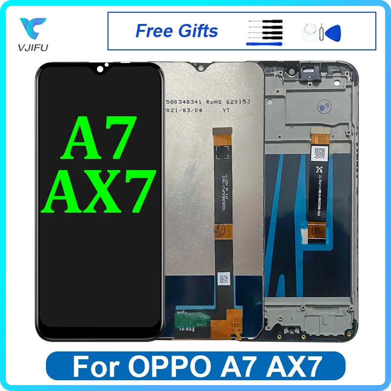 

6.2" Original LCD For OPPO A7 AX7 Display Touch Screen CPH1901 CPH1903 CPH1905 Digitizer Assembly Replacement Phone Repair Parts